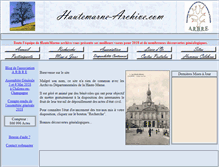 Tablet Screenshot of hautemarne-archive.com